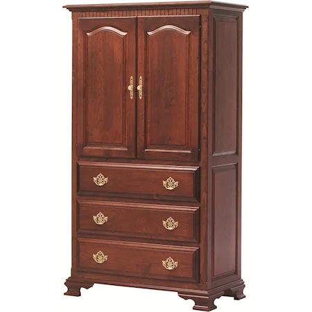 Armoire with 2 Doors and 3 Drawers